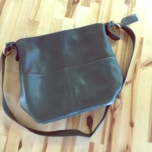 👜Green Vintage Leather Coach Bag